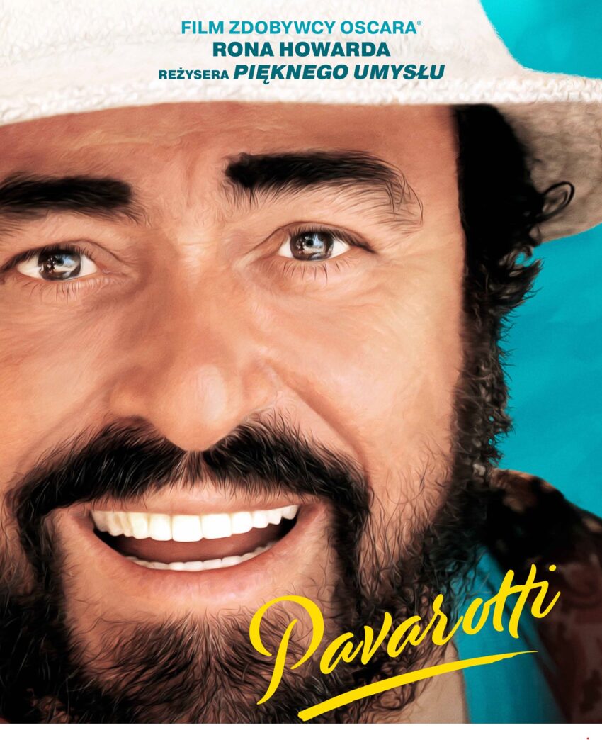 zdjęcie przedstawia światowej słąwy znanego śpiewaka operowego Pavarotti. Mężczyzna z ciemnym zarostem w jasnym kapeluszu. Uśmiecha się.